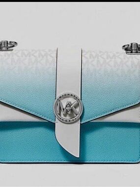 Michael Kors Greenwich Small Ombré Logo Crossbody Bag